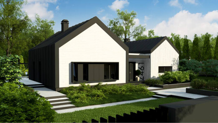 Проєкт будинку U461 - Одноповерхові дома в Україні