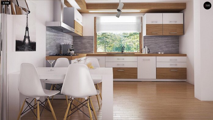 Проєкт будинку U72 - Одноповерхові дома в Україні