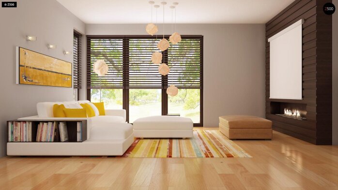 Проєкт будинку U79 GP - З мансардним поверхом дома в Україні