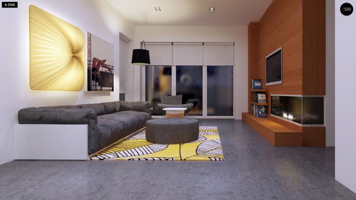 Проект дома U297 GF - 7 Двухэтажные дома в Украине