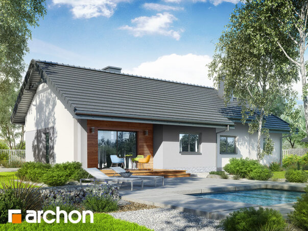 Проект дома Дом в овсянницах (Г) - 2 Одноэтажные дома в Украине