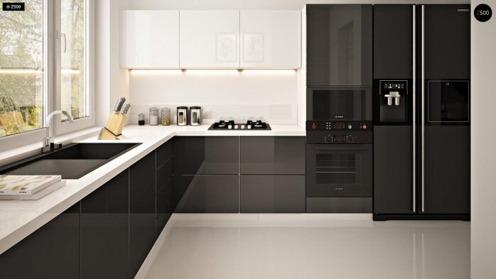 Проект дома U119 - 8 С мансардным этажом дома в Украине