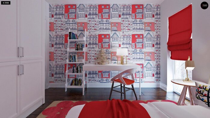 Проект дома U177 plus - 13 С мансардным этажом дома в Украине