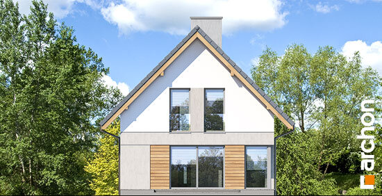 Проєкт будинку Будинок на пагорбі (Н) - З мансардним поверхом дома в Україні