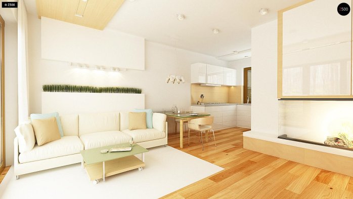 Проєкт будинку U262 - Одноповерхові дома в Україні