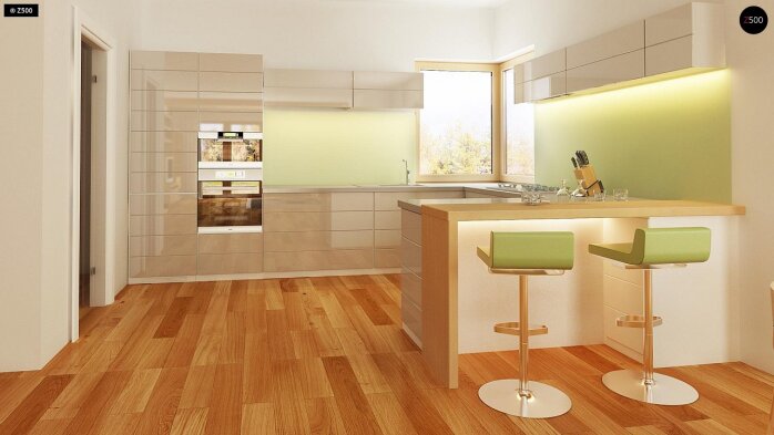 Проєкт будинку U158 - Одноповерхові дома в Україні