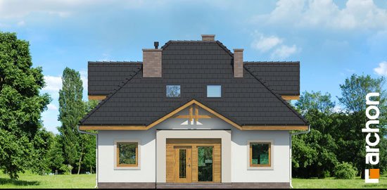 Проект дома Дом в незабудках (H) вер.2 - 3 С мансардным этажом дома в Украине