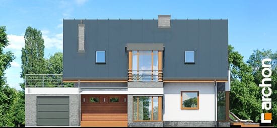 Проект дома Дом в пассифлоре вер.2 - 3 С мансардным этажом дома в Украине