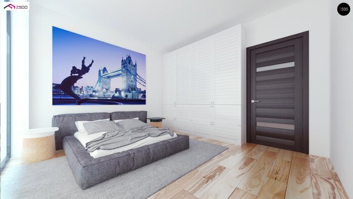 Проект дома Ux67 - 17 Одноэтажные дома в Украине