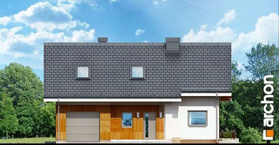 Проект дома Дом Миниатюрка 2 (Н) вер.2 - 3 С мансардным этажом дома в Украине