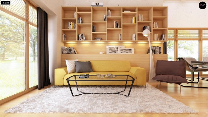 Проєкт будинку U200 L + 100 - Одноповерхові дома в Україні