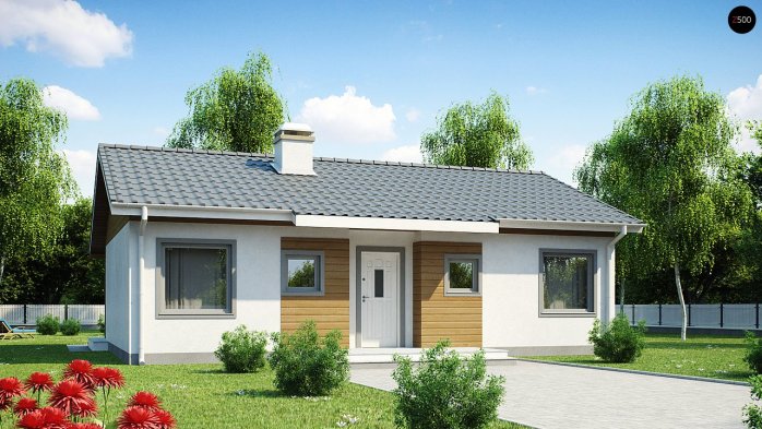 Проект дома U7 - 2 Одноэтажные дома в Украине