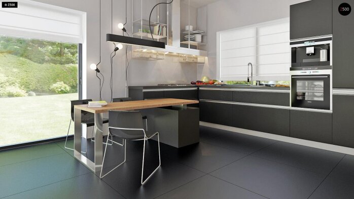 Проект дома Ux63 s - 12 Двухэтажные дома в Украине