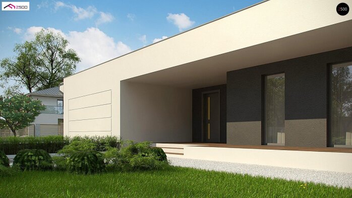 Проєкт будинку Ux72 - Одноповерхові дома в Україні