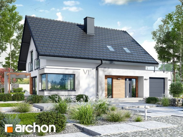 Проєкт будинку Будинок в ізопірумі 4 - З мансардним поверхом дома в Україні