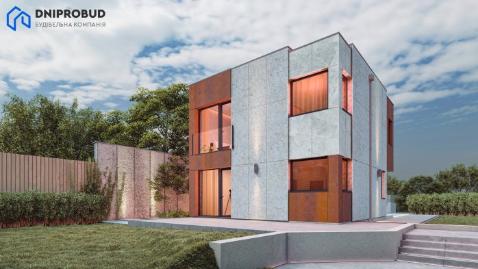 Проект дома DB 46 - 1 Двухэтажные дома в Украине