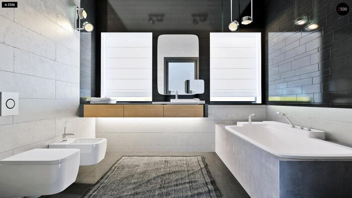 Проект дома Ux63 s - 26 Двухэтажные дома в Украине