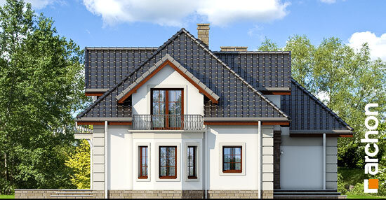 Проєкт будинку Будинок в нектаринах 3 вер.2 - З мансардним поверхом дома в Україні