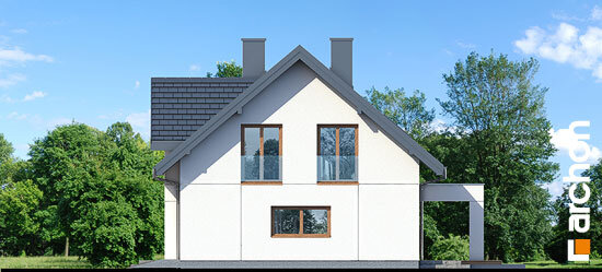 Проект дома Дом в коммифорах 4 - 4 С мансардным этажом дома в Украине