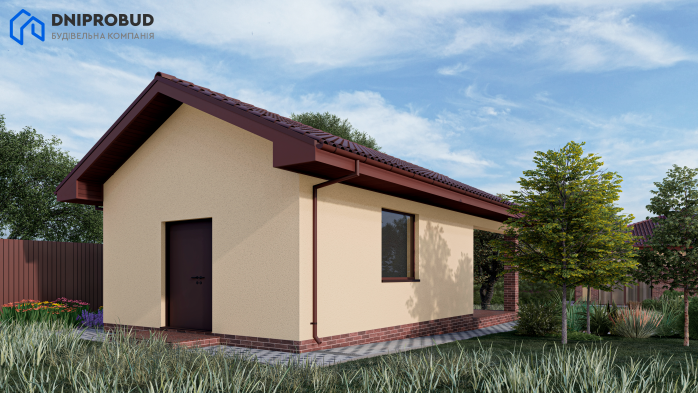 Проект дома Db 20 - 2 Одноэтажные дома в Украине