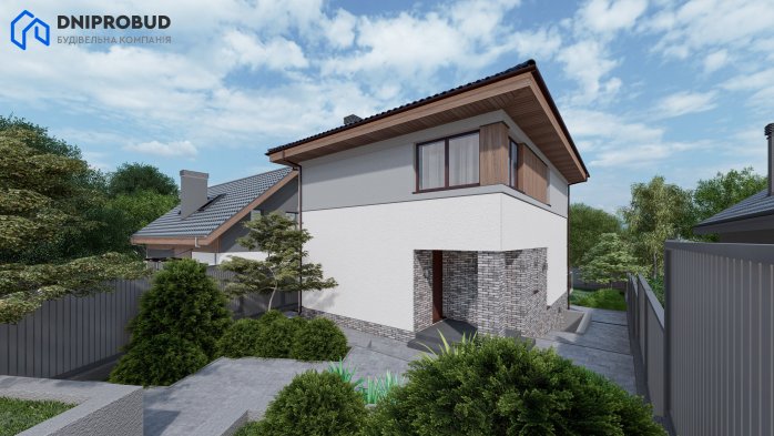 Проєкт будинку Db 24 - Двоповерхові дома в Україні