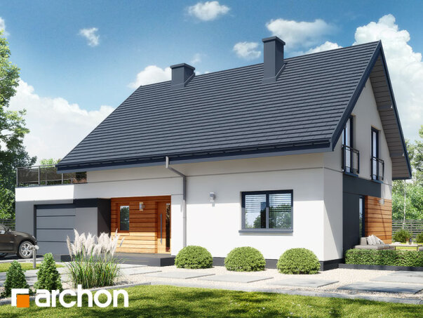 Проект дома Дом в малиновках 11 (Г) - 1 С мансардным этажом дома в Украине