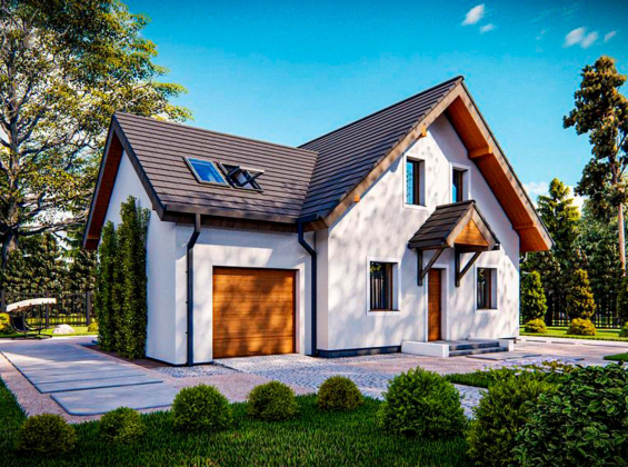 Проект сучасного будинку Z581