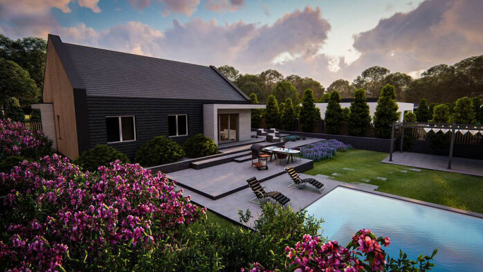 Проєкт будинку U413 - Одноповерхові дома в Україні