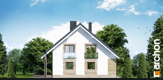 Проєкт будинку Будинок в айдаредах (Г2) вер.2 - З мансардним поверхом дома в Україні