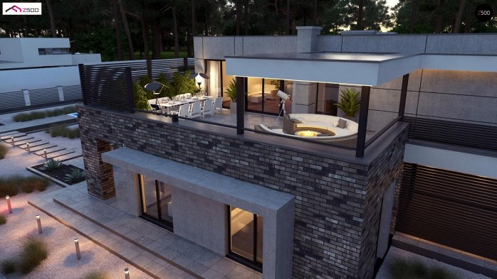 Проєкт будинку Ub22 - Двоповерхові дома в Україні