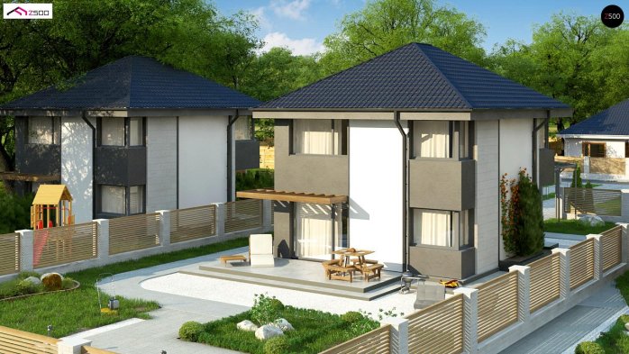 Проєкт будинку U276 - Двоповерхові дома в Україні