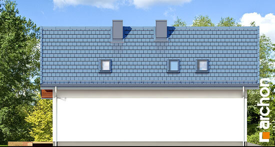 Проект дома Дом в лиголях - 5 С мансардным этажом дома в Украине