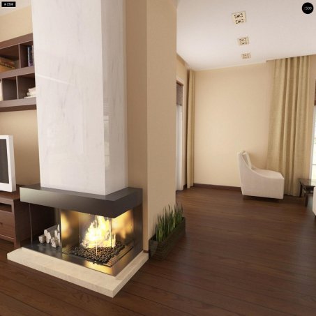 Проєкт будинку U18 - З мансардним поверхом дома в Україні