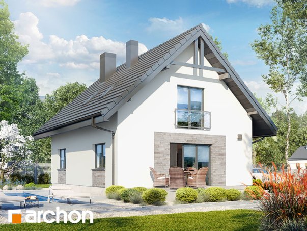 Проєкт будинку Будинок в люцерні 4 вер.2 - З мансардним поверхом дома в Україні