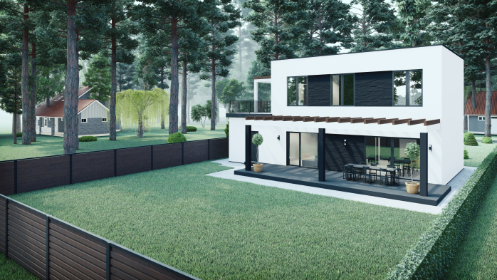 Проект будинку DBT 262 - Двоповерхові дома в Україні