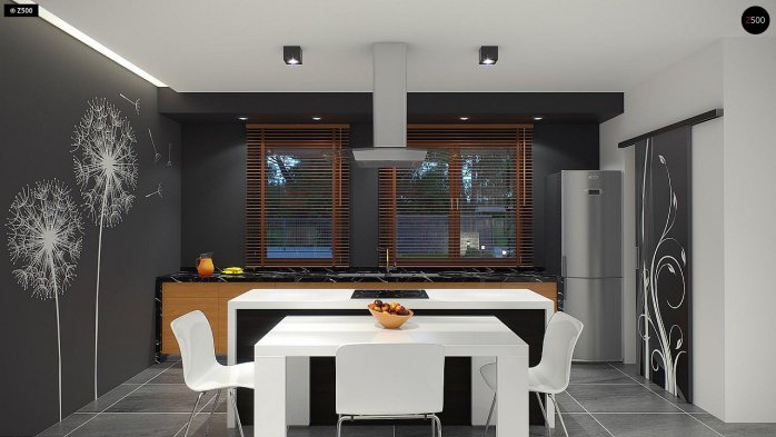 Проект дома Ux102 - 17 Одноэтажные дома в Украине