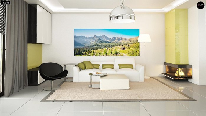 Проект дома U293 - 6 С мансардным этажом дома в Украине