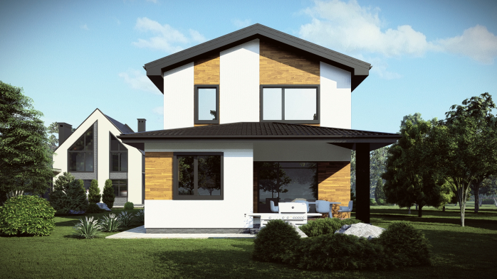 Проєкт будинку DBT 677 - Двоповерхові дома в Україні