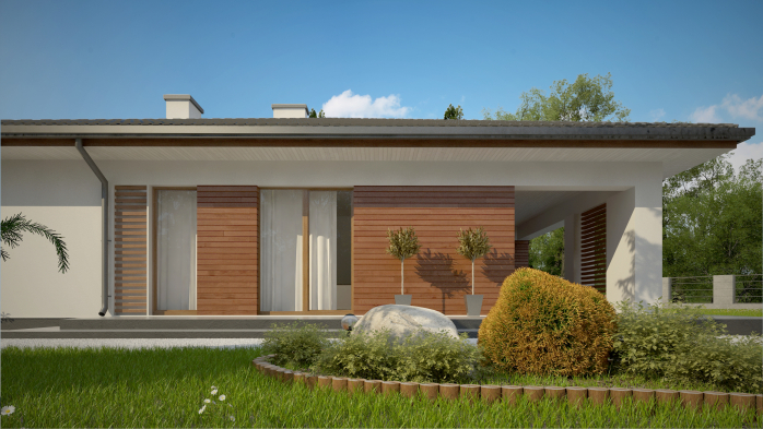 Проект дома U321 v1 - 5 Одноэтажные дома в Украине