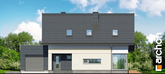 Проект дома Дом в цитринках - 3 С мансардным этажом дома в Украине