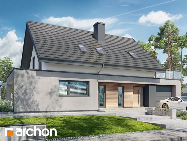 Проєкт будинку Будинок в мандевілі 2 - З мансардним поверхом дома в Україні