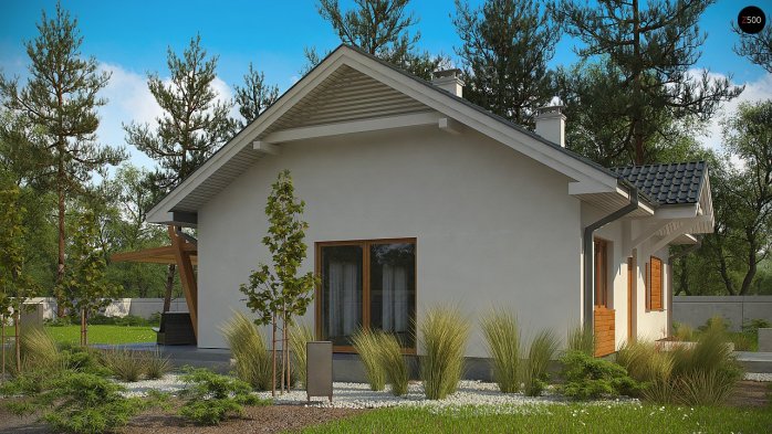 Проект дома U308 - 6 Одноэтажные дома в Украине