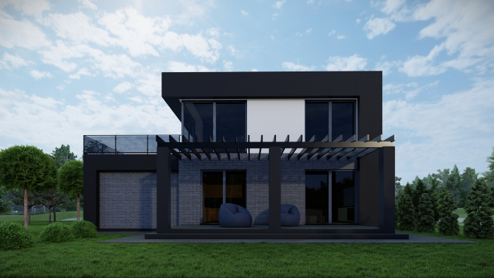 Проект дома DBT 474 - 4 Двухэтажные дома в Украине