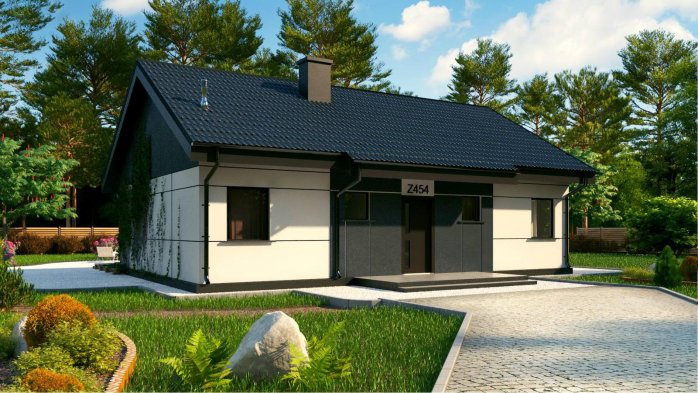 Проєкт будинку U454 v1 - Одноповерхові дома в Україні