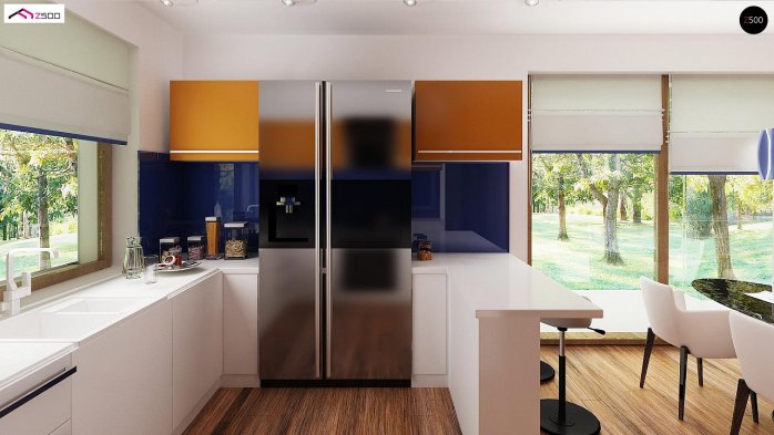 Проект дома U308 - 14 Одноэтажные дома в Украине