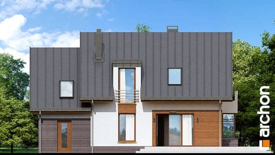 Проект дома Дом в кардамоне 2 вер.2 - 6 С мансардным этажом дома в Украине