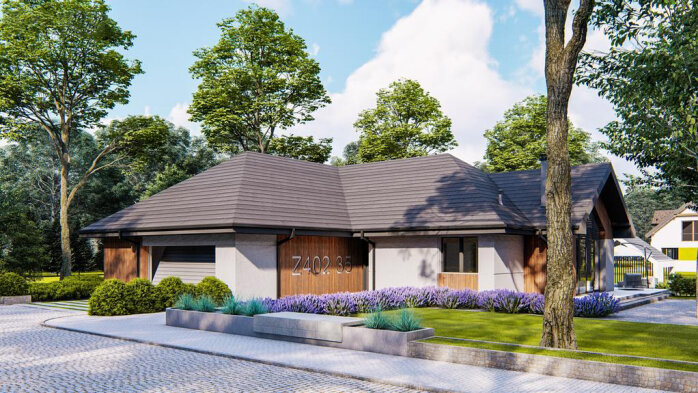 Проєкт будинку U402 35 - Одноповерхові дома в Україні