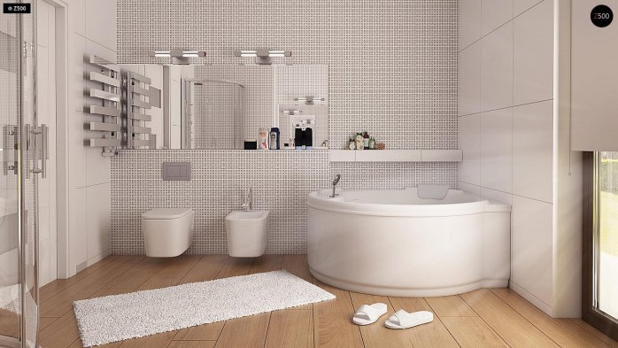 Проект дома Ux116 - 22 Одноэтажные дома в Украине