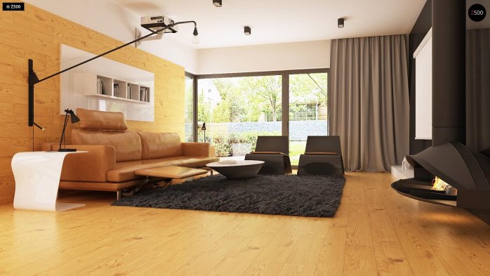 Проект дома Ux100 - 5 Одноэтажные дома в Украине