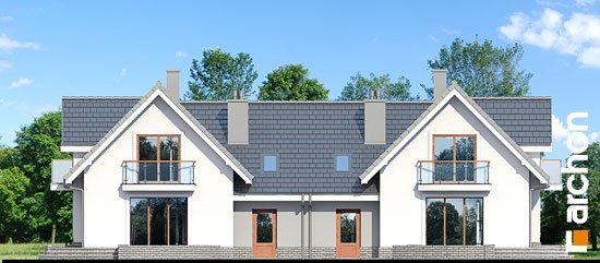 Проект дома Дом в антоновке (Р2) - 6 С мансардным этажом дома в Украине